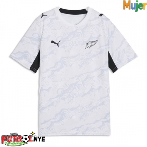 Camiseta Nueva Zelanda Visitante Equipación para mujer Mundial 2026 manga corta